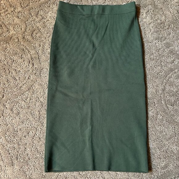 Babaton Green Pencil Skirt - Picture 2 of 2